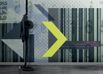 PAESAGGIO CUBYSTA - Vinyl or fyber glass wallpaper by N.O.W. Edizioni - view 2